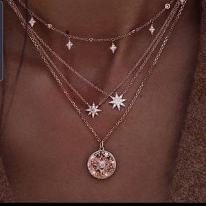 Jewelry - Gold tone stars pendant necklace Jewelry - Gold tone stars pendant necklace